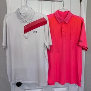 3 Under Armour Men's Polo Shirts XL